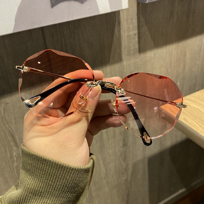 Moderne okrugle naočale bez okvira