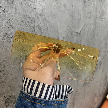 Дамски стилни слънчеви очила квадратен модел 