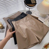 Нов модел панталони от еко кожа с висока талия