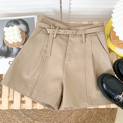 Νέο μοντέλο γυναικεία σορτς - με υψηλή μέση και ζώνη