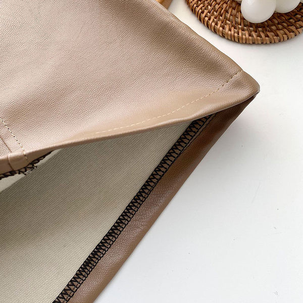 Naiste nahast püksid vöö ja kõrge vöökohaga