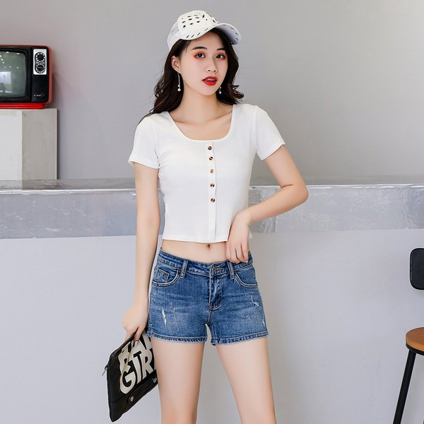 Pantaloni scurți casual dama model simplu