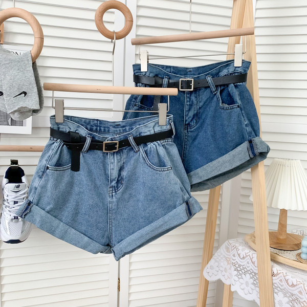 Sieviešu džinsa šorti vairākās krāsās