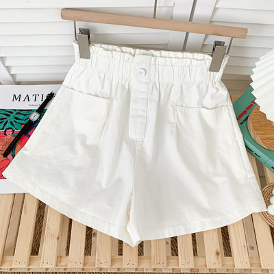 Ikdienas sieviešu šorti ar kabatām un elastīgu jostasvietu