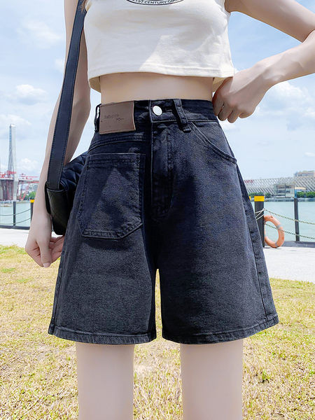 Jauna modeļa džinsa šorti plats modelis ar kabatām