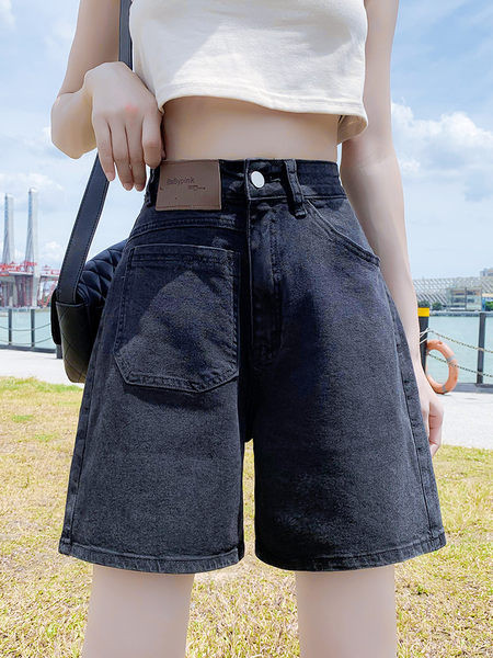 Jauna modeļa džinsa šorti plats modelis ar kabatām