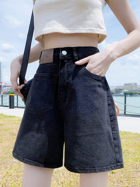 Jauna modeļa džinsa šorti plats modelis ar kabatām