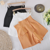 Jauns sieviešu bikšu modelis ar pogām un augstu vidukli