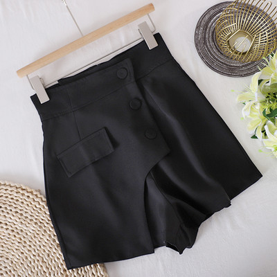 Jauns sieviešu bikšu modelis ar pogām un augstu vidukli