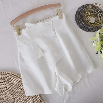 Jauns sieviešu bikšu modelis ar pogām un augstu vidukli