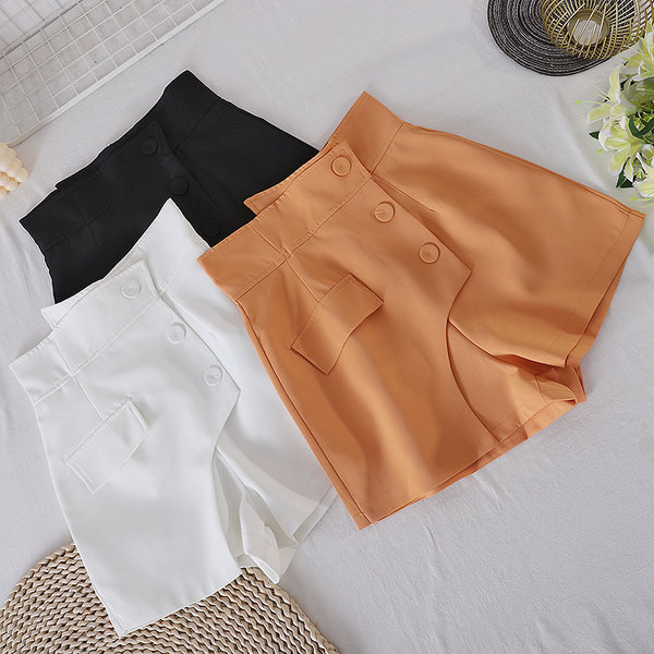 Jauns sieviešu bikšu modelis ar pogām un augstu vidukli