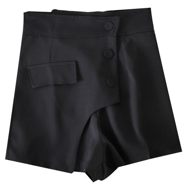 Jauns sieviešu bikšu modelis ar pogām un augstu vidukli