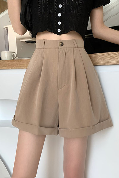 Pantaloni largi de dama cu talie inalta - pentru femei