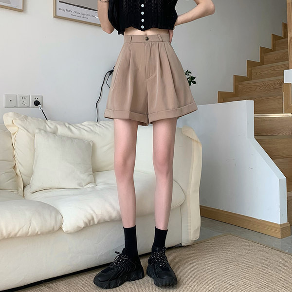 Pantaloni largi de dama cu talie inalta - pentru femei