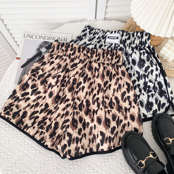 Pantaloni scurți casual dama cu model animal