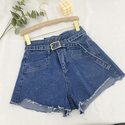 Džinsi ar jostu un augstu vidukli