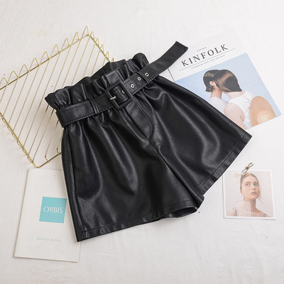 Sieviešu šorti no eko ādas