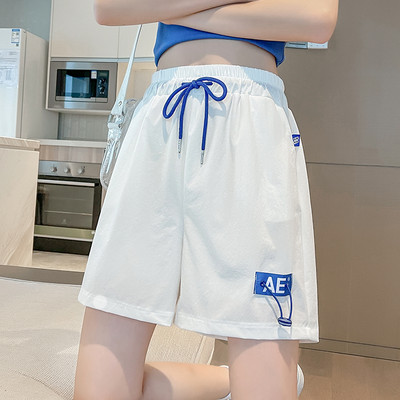 Pantaloni de dama actuali lungime 3/4 cu cravate