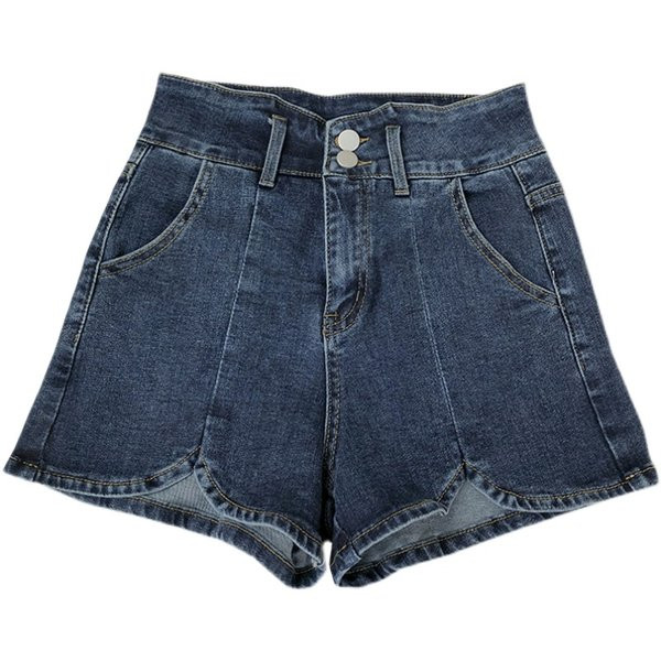 Къси дамски панталони с джобове-широк модел