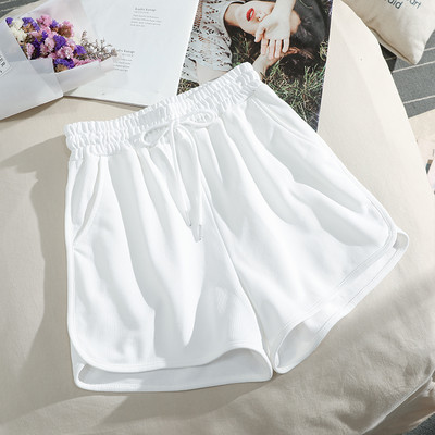 Къси дамски панталони изчистен модел с връзки