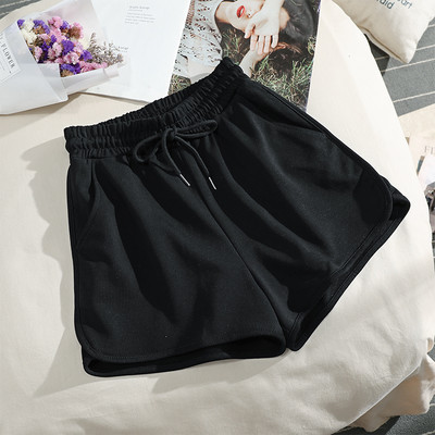 Къси дамски панталони изчистен модел с връзки