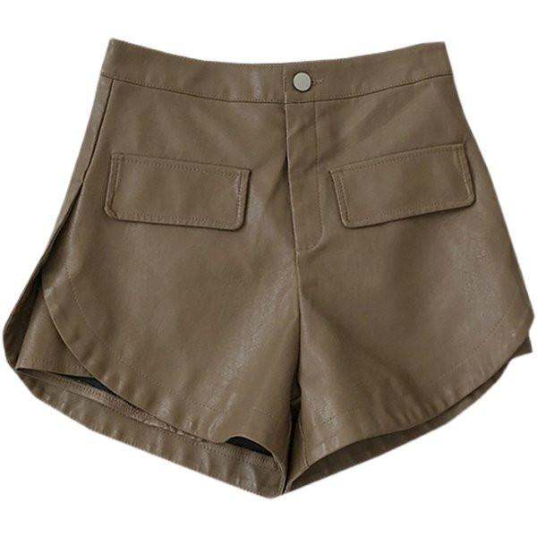 Pantaloni scurți de damă cu nasture