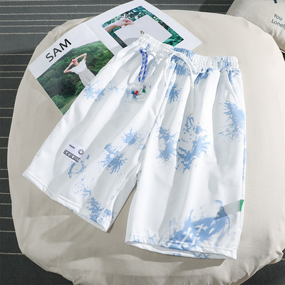 Ежедневни дамски къси панталони с висока талия и връзки