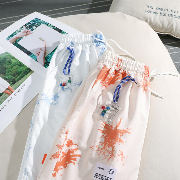 Ежедневни дамски къси панталони с висока талия и връзки