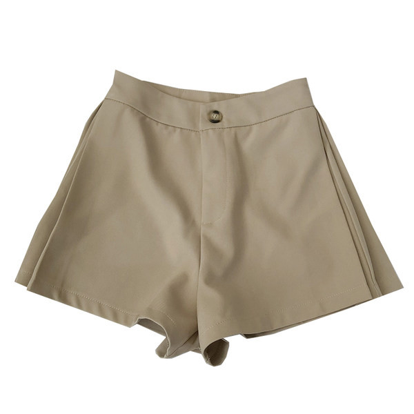 Model nou de pantaloni scurți de damă într-o singură culoare