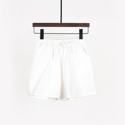 Sieviešu šorti ar augstu vidukli vienkrāsainu modeli