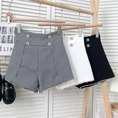 Ikdienas sieviešu bikses ar paaugstinātu vidukli