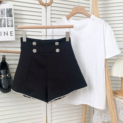 Ikdienas sieviešu bikses ar paaugstinātu vidukli