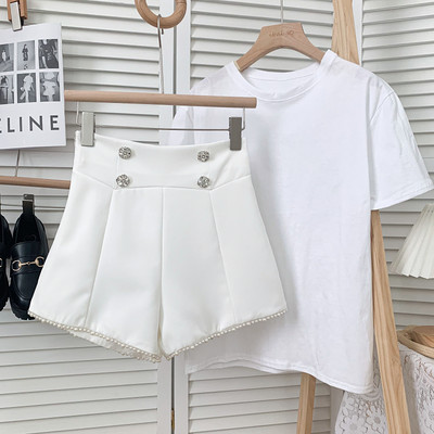 Ikdienas sieviešu bikses ar paaugstinātu vidukli