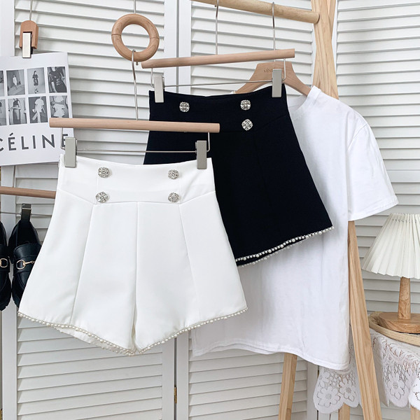 Ikdienas sieviešu bikses ar paaugstinātu vidukli