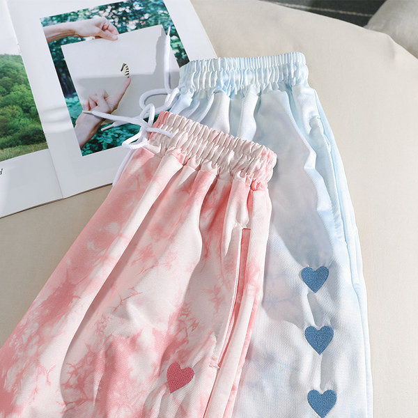 Sieviešu sporta bikses ar augstu vidukli un saitēm