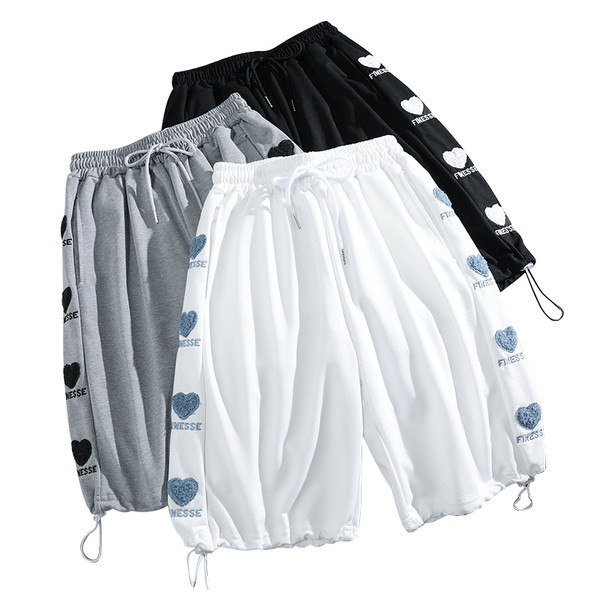Pantaloni sport dama cu cravate si broderii