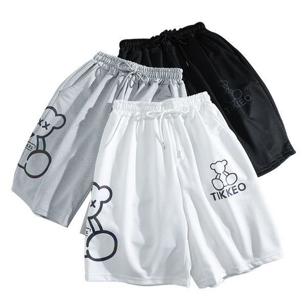 Sieviešu sporta bikses ar saitēm un uzrakstu