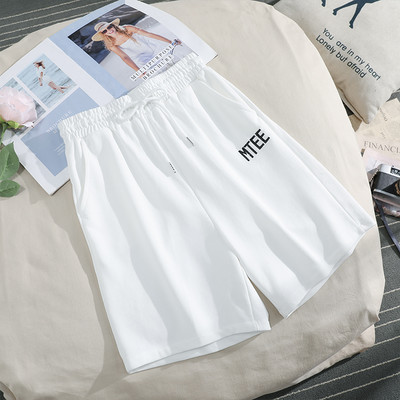 Sieviešu šorti ar saitēm un uzrakstu