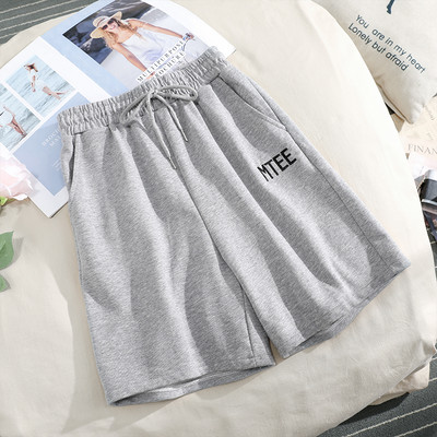 Sieviešu šorti ar saitēm un uzrakstu