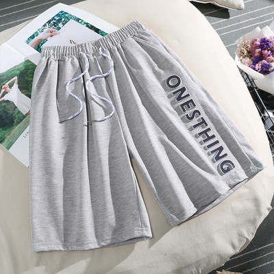 Дамски спортни панталони 3/4 дължина с връзки