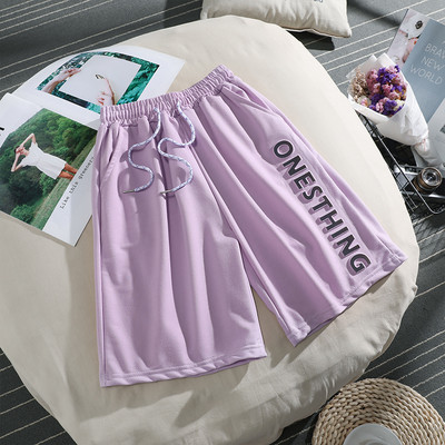 Дамски спортни панталони 3/4 дължина с връзки