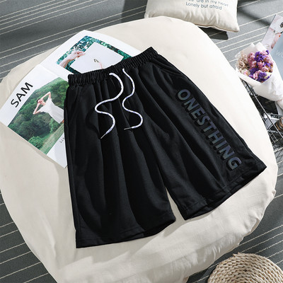 Дамски спортни панталони 3/4 дължина с връзки