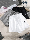 Pantaloni scurți de damă cu broderie model uni