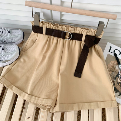 Ikdienas šorti ar jostiņu un kabatām vairākās krāsās