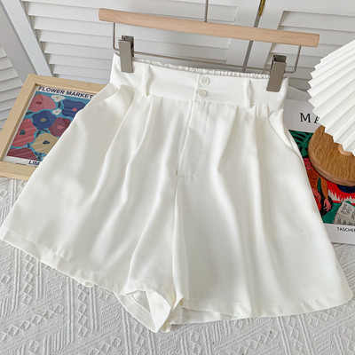 Pantaloni scurți de vară de damă cu talie înaltă