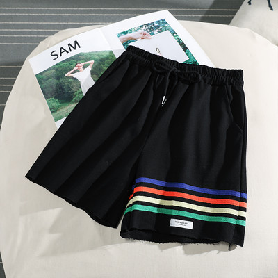 Pantaloni sport dama cu cravate lungime 3/4