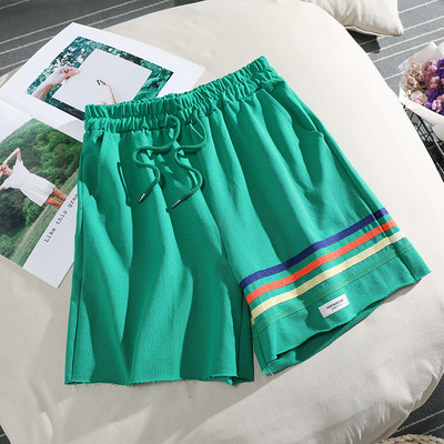 Pantaloni sport dama cu cravate lungime 3/4