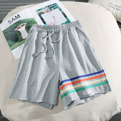 Pantaloni sport dama cu cravate lungime 3/4