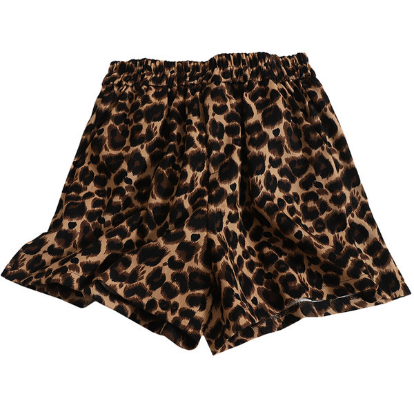 Ženske kratke hlače sa životinjskim uzorkom i elastičnim strukom