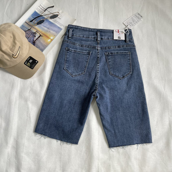 Ikdienas 3/4 džinsi ar kabatām